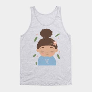 Adorable dreamy black girl Tank Top